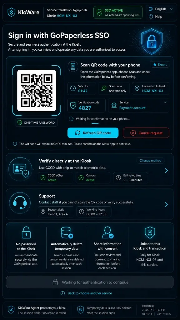 GoPaperless SSO sign-in