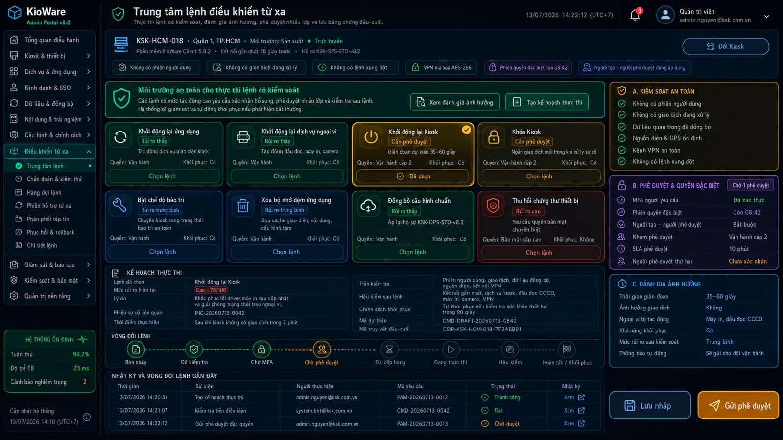 Trung tâm lệnh từ xa